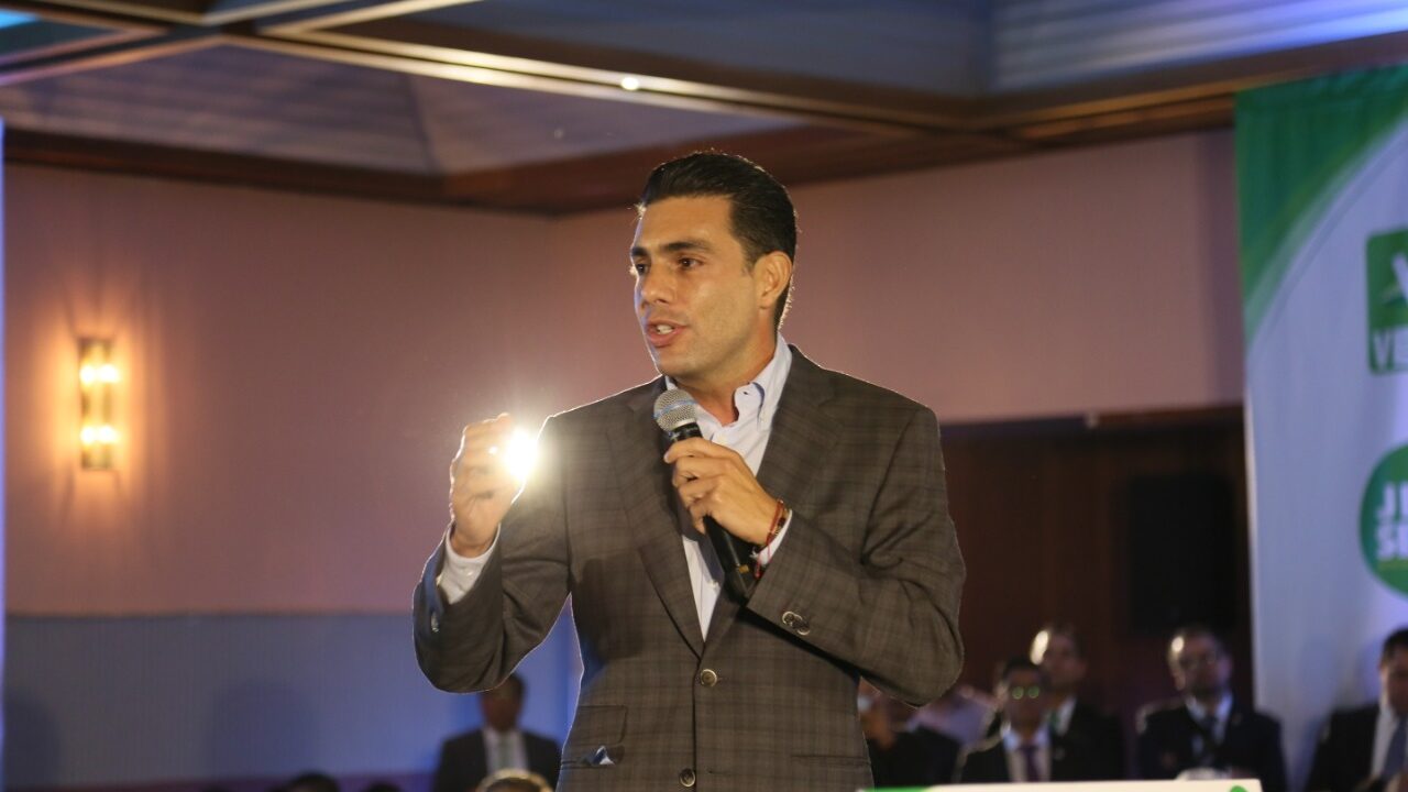 JESÚS SESMA, LÍDER DEL PARTIDO VERDE, EXPRESA SU RESPALDO AL SECRETARIO DE SEGURIDAD CIUDADANA, OMAR GARCÍA HARFUCH