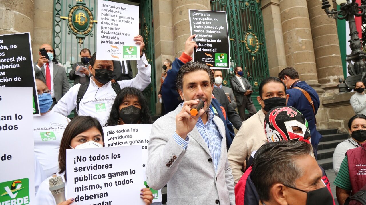 PRESENTA VERDE CDMX PROPUESTA EN APOYO A SERVIDORES PÚBLICOS DE  MENOS RECURSOS DE LA CAPITAL