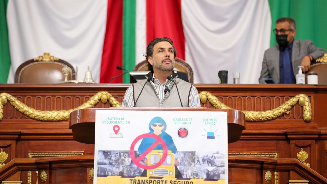 POR LEY, TODAS LAS UNIDADES DE TRANSPORTE DEBERÁN CONTAR CON CÁMARAS DE VIGILANCIA, BOTONES DE PÁNICO Y SISTEMAS DE GEOLOCALIZACIÓN: JESÚS SESMA  