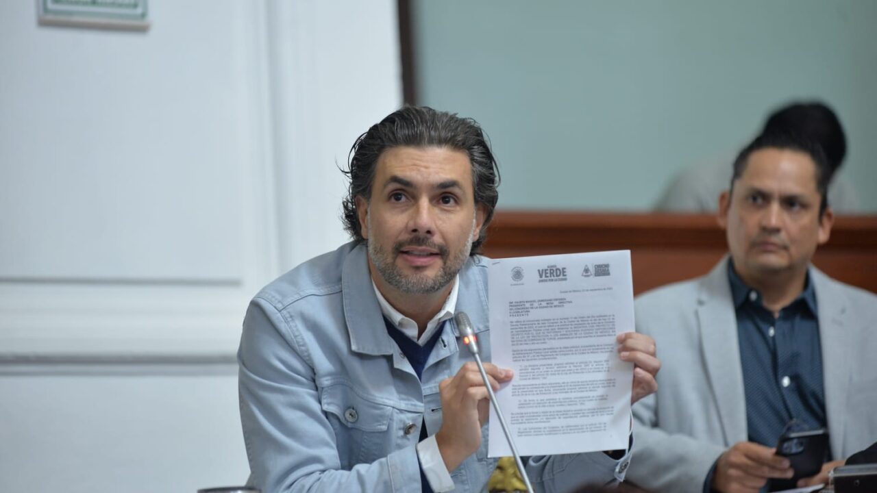 PIDE CHUCHO SESMA A CONGRESO CAPITALINO LEGISLAR APEGADOS A REGLAMENTO Y A LA LEY