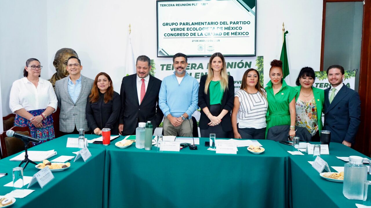 REALIZAN TERCERA SESIÓN PLENARIA DEL GRUPO PARLAMENTARIO DEL PVEM