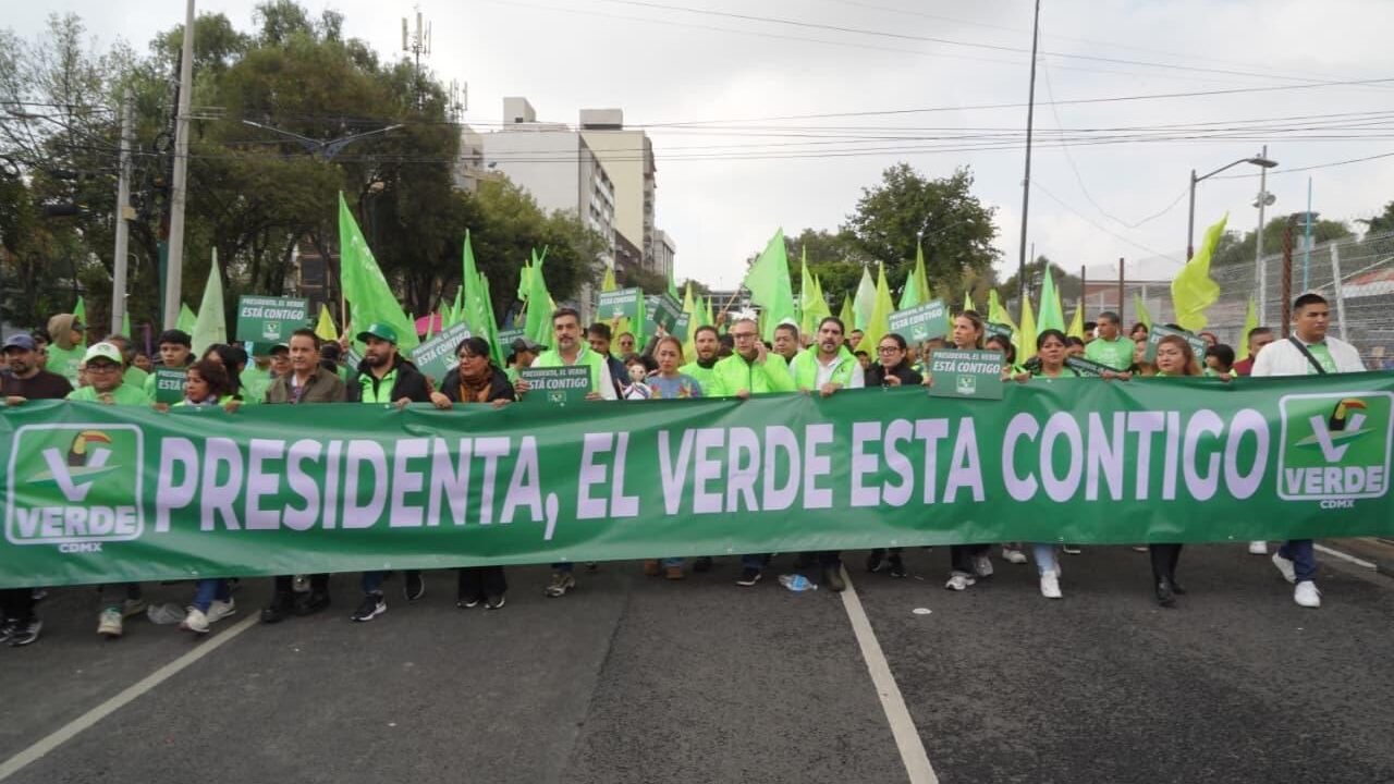 REAFIRMA PVEM-CDMX SU RESPALDO A LA PRESIDENTA CLAUDIA SHEINBAUM PARDO EN SU PRIMER AÑO DE GOBIERNO