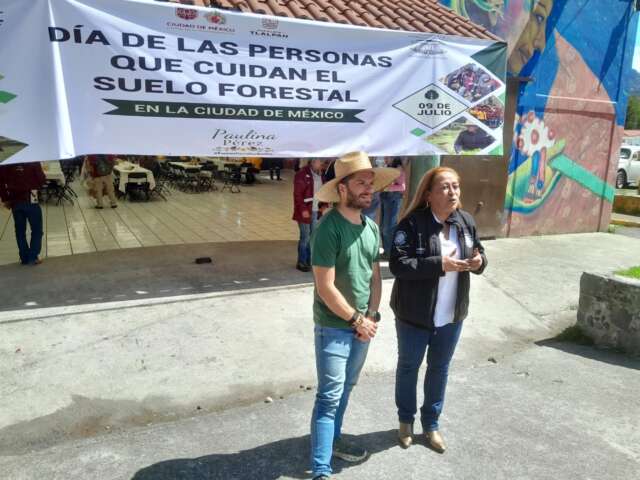  DIP. PAULINA PÉREZ DEL PVEM CDMX ENCABEZA PRIMERA CONMEMORACIÓN DEL DÍA DE LAS PERSONAS CUIDADORAS DEL SUELO FORESTAL