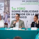 DIP. JAVIER RAMOS FRANCO REALIZA PRIMER FORO DE PUBLICIDAD EXTERIOR EN LA CDMX 